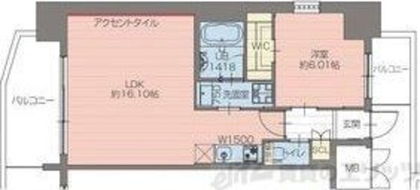プレジオ梅田の物件間取画像